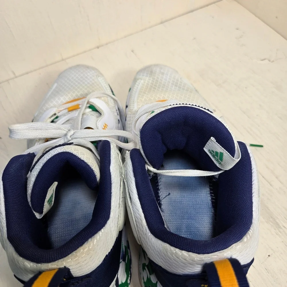 Adidas DON Issue 3 Utah Jazz White Navy Green Basketball Shoes H67722 Men Size 8